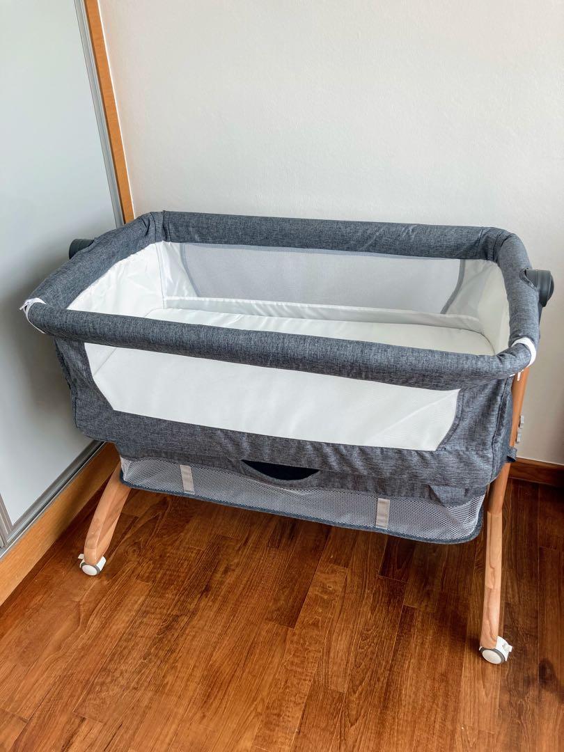 BRAND NEW Baby Cot Crib CoSleeper with Wheels. Super useful