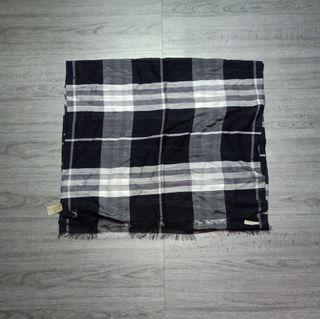 Burberry Check In Black & White Scarf/Shawl