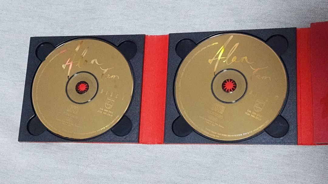 香港舊版CD 譚詠麟Alan Tam 24K Gold 金藏集4CD MADE IN JAPAN