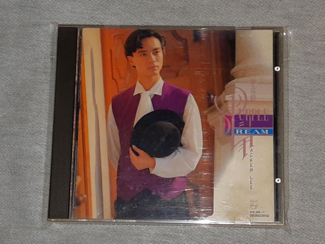 香港舊版銀圈CD 李克勤PURPLE DREAM T113-02 PHILIPS ADD 1989年寶麗 