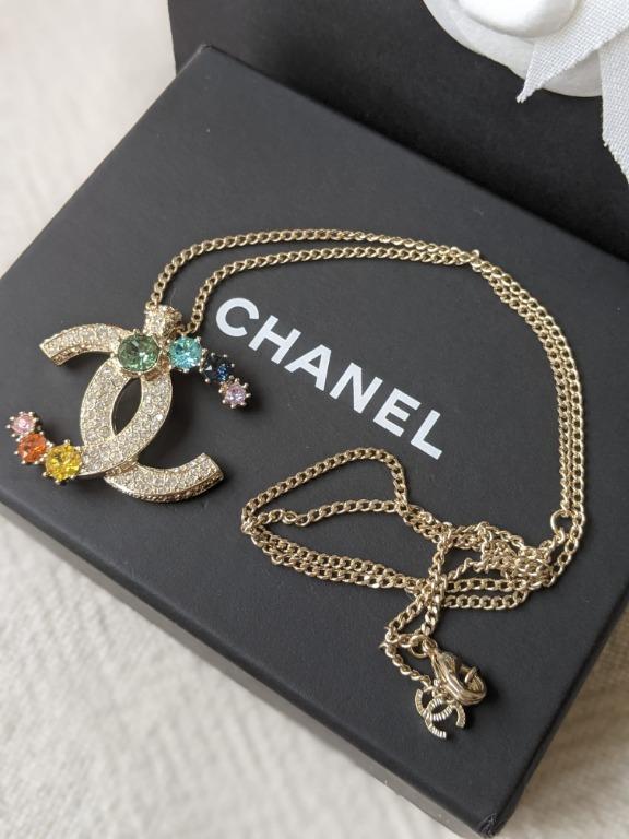 Chanel hotsell rainbow necklace