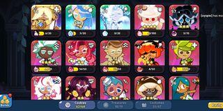 cookie run kingdom account (all cookies exc. hollyberry, creampuff)