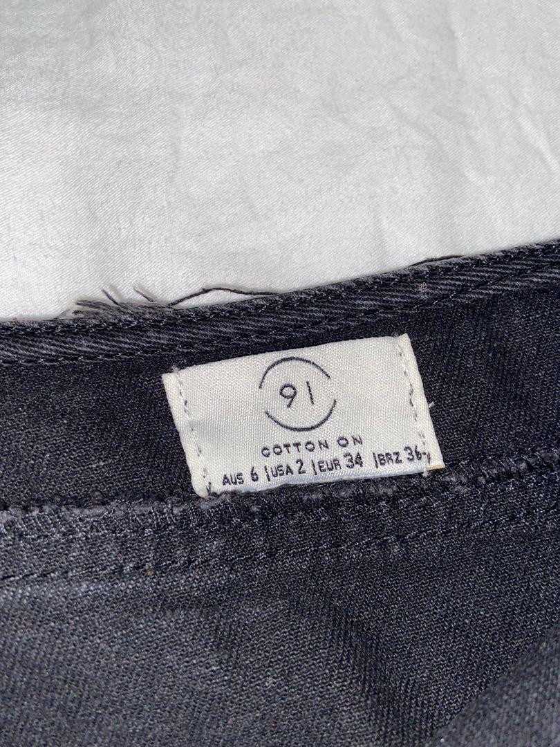 Cotton On Denim Wrap Skirt