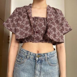 Cropped Polo Set