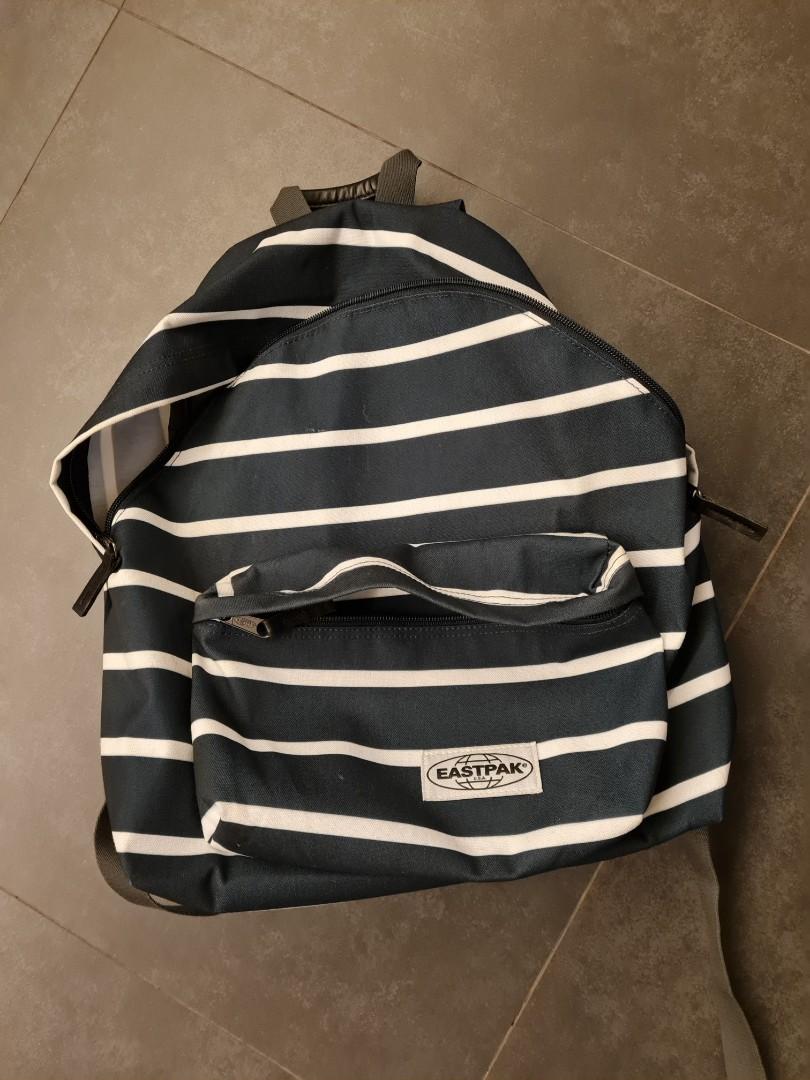 Eastpak Backpack blue with white stripes
