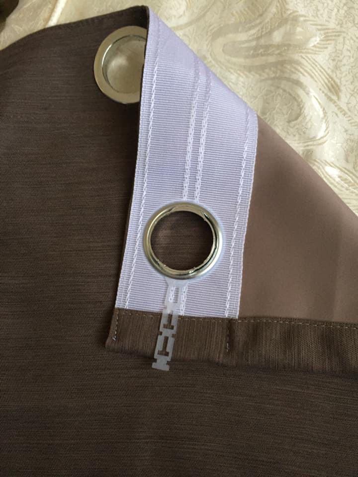 Elegan Blockout Curtains (Category: Curtains & Blinds) located in Cavite. Submitted by luck01 (Listing ID 1127904627, Image 3). Description: For sale! 1 Set Blockout Curtains 3 pcs. and 1 tassel Length: 72” (6ft.) Width: 56-58” (4ft.) Side panels (blockout) Center panel (sheet) Ang ganda ng quality ng curtains, maganda ang pagkakatahi. ❤️ Cheaper than mall price 🙂.