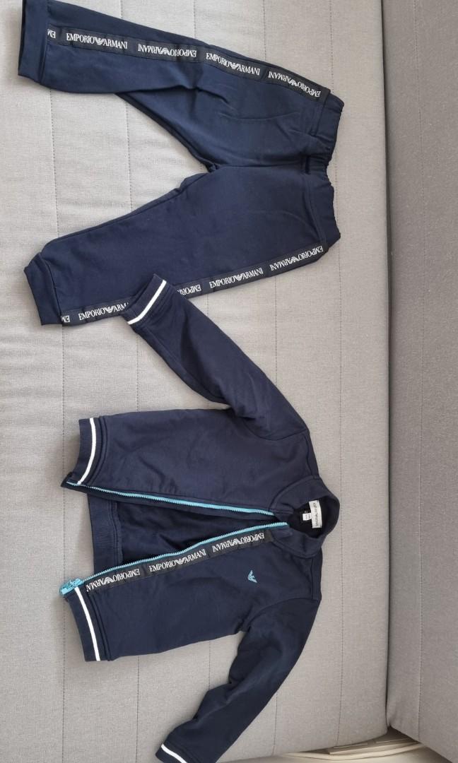 Emporio Armani sport suit for 2 years old, Babies & Kids, Babies & Kids  Fashion on Carousell