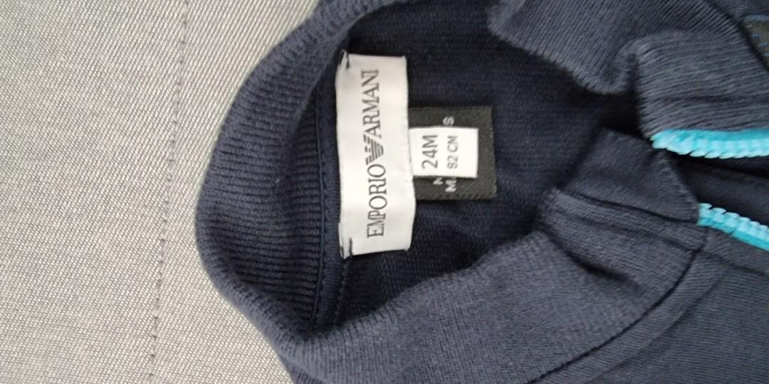 Emporio Armani sport suit for 2 years old, Babies & Kids, Babies & Kids  Fashion on Carousell