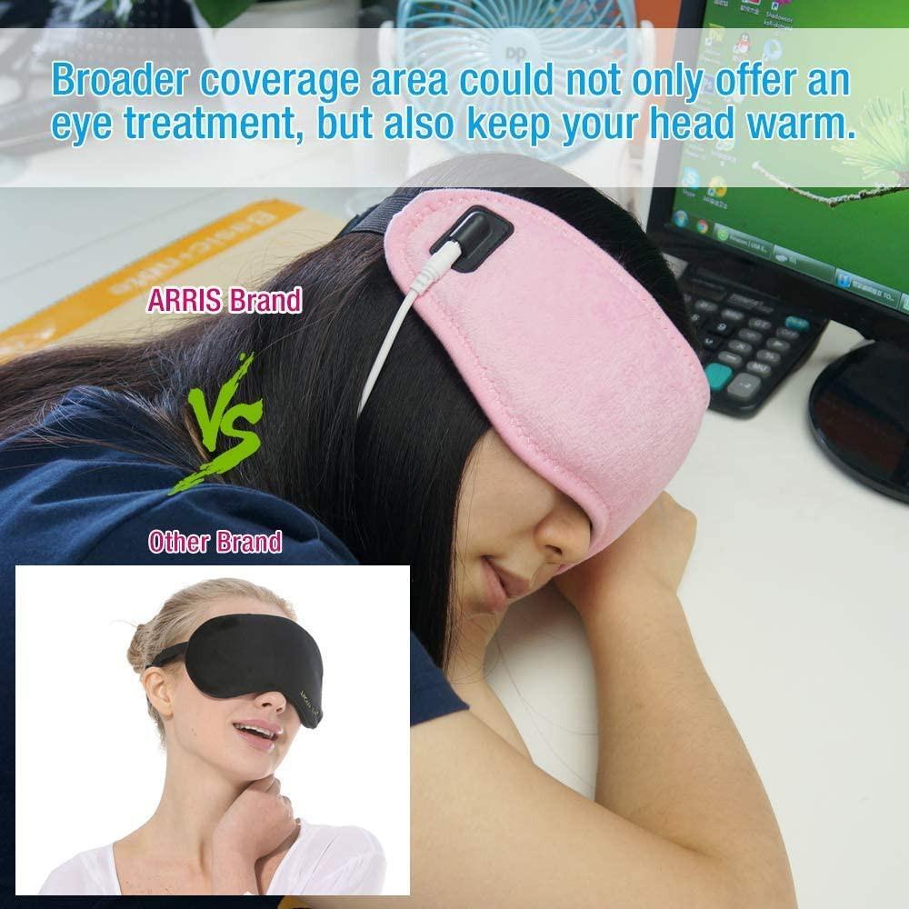 FireSale ARRIS Electric USB Heated Eye Mask, Blepharitis Treatment Eye Masks W/ 5 Temperature