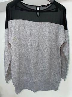 Forever 21 oversized sweater shirt F21 grey shirt