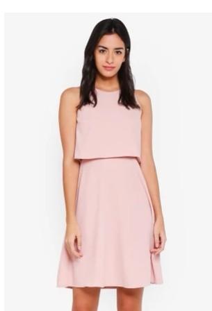 Free shipping Zalora Dusty Pink Bridesmaid Dress Women s Fashion