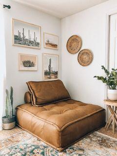 German leather Lounging sofa