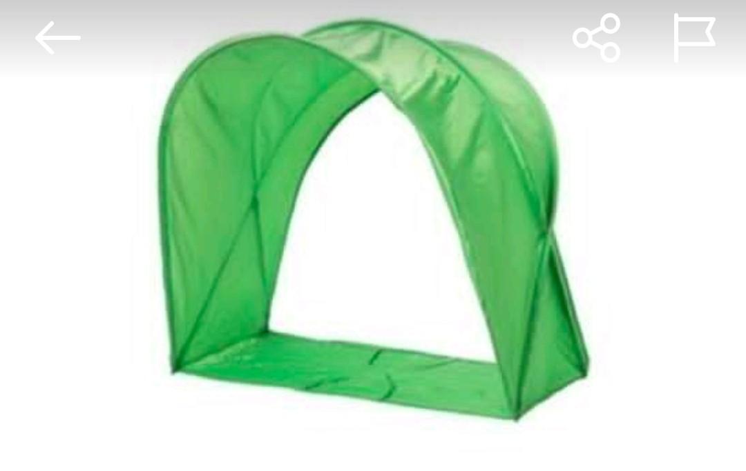 tent ikea bed