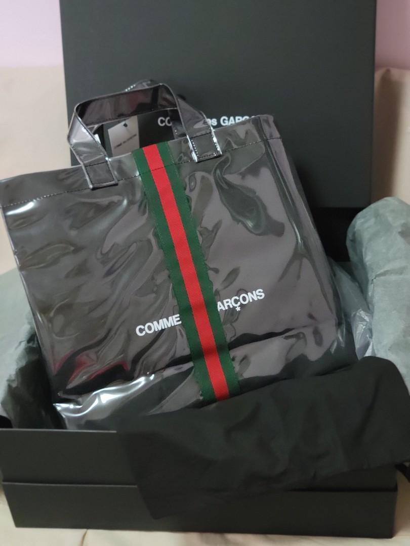 Cdg gucci pvc best sale bag