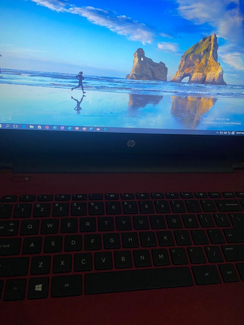 Hp notebook (Category: Laptops & Notebooks) located in Cavite. Submitted by akiram (Listing ID 1127803318, Image 2). Description: Used for few times only (nakatago lang) Smooth so pwede sa maselan Rfs: hindi ginagamit With bag and charger (all original) Model : Hp stream 2015/16 15.6” Windows 10 .