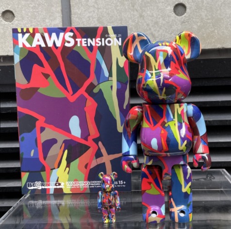 KAWS 400% 100% Tension Bearbrick (KAWS Tension Be@rbrick), 2021