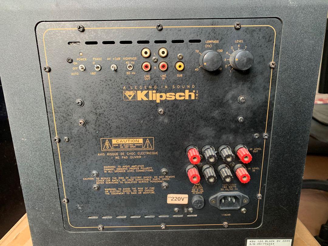 Klipsch ksw shop 100