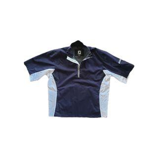 L, Like-New Footjoy Hydrolite Rain Golf Shirt / Jacket Short Sleeve Zipper Front
