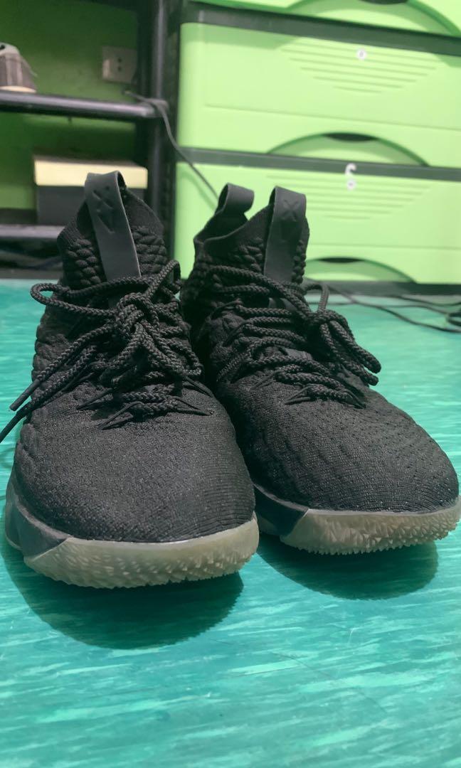 Lebron 15 Triple black Men s Fashion Footwear Sneakers on Carousell