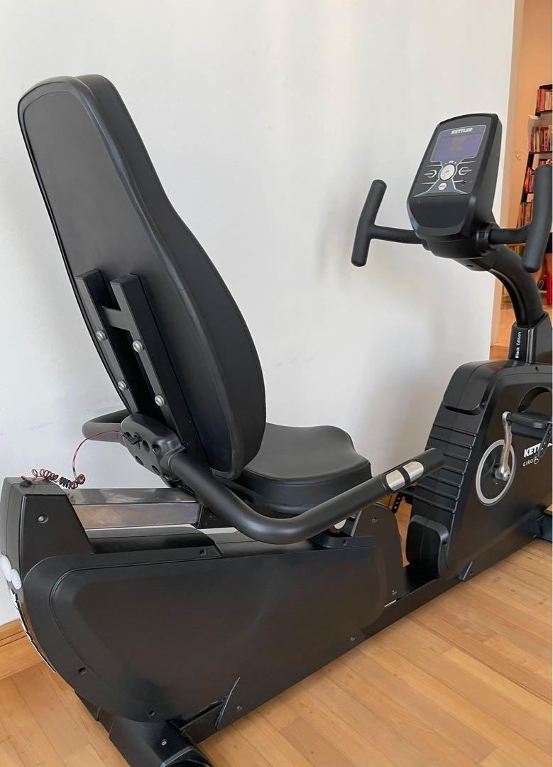Kettler Giro R Recumbent Exercise Bike (Black), Sports Equipment