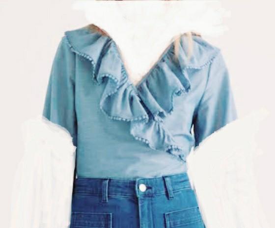 Cornflower blue shrug store