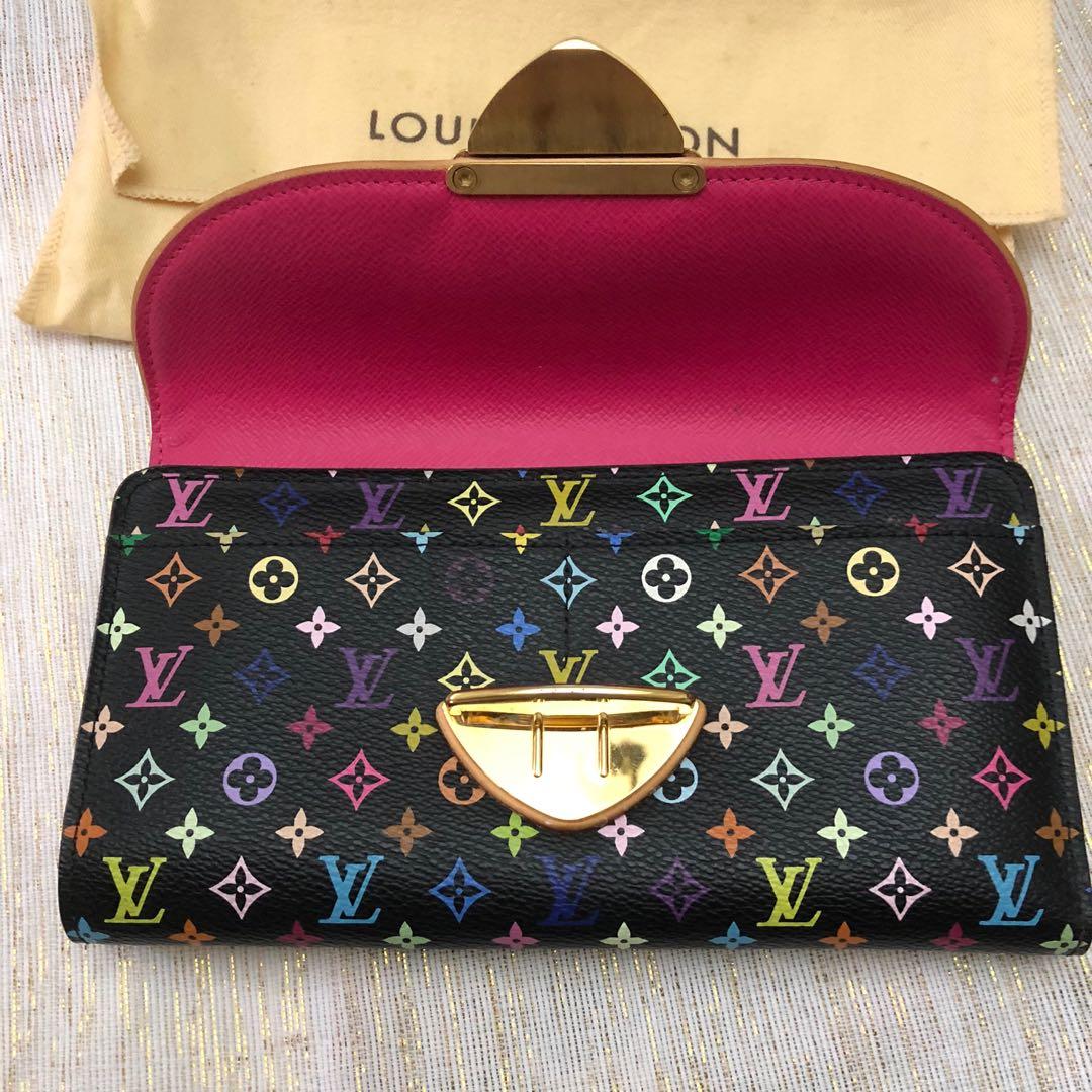 Louis Vuitton Monogram Multicolor Eugenie Wallet Black – QUEEN MAY