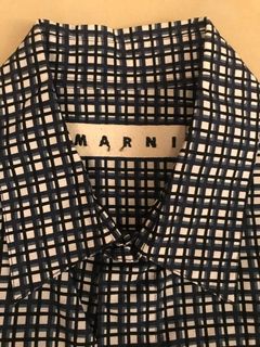 Marni checked (blue & black) shirt629395604929311120