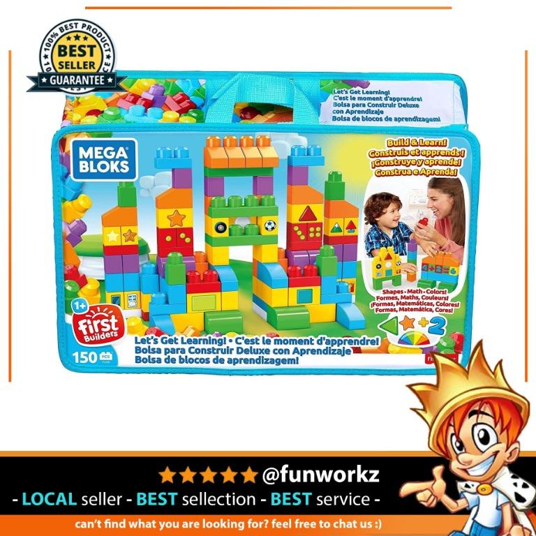 Mega bloks let's get learning discount building set