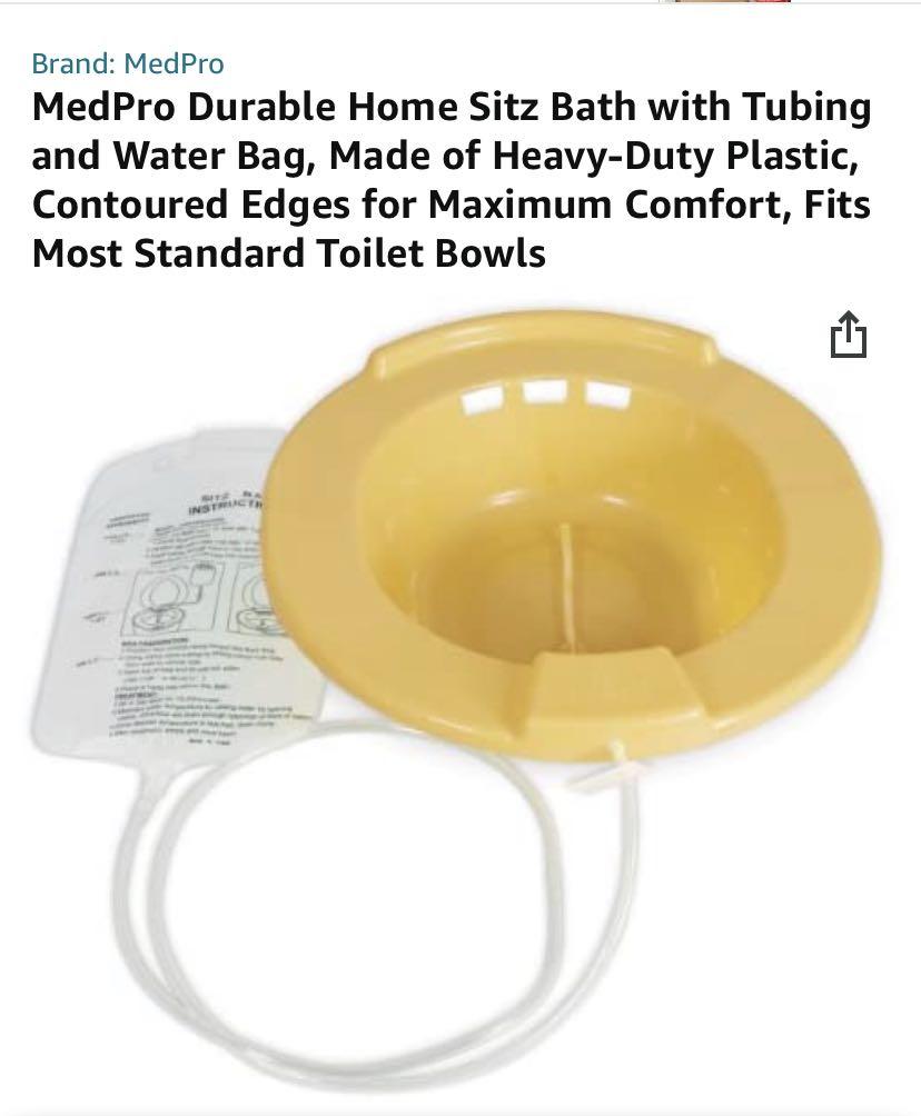 Medpro sitz bath with Epsom salts, Health & Nutrition, Medical Supplies & Tools on Carousell