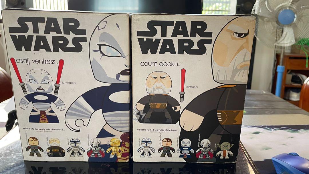 Open for swap Mighty mugs collection star wars (Category: Figurines & Statues) located in Cainta. Submitted by cuteprelovedbyeds (Listing ID 1127732571, Image 2). Description: Selling my Authentic mighty mugs 2 for 1100 1 for 600 each Mighty Muggs - Asajj ventress 1 pc darth revan 1 pc Count Dooku —SOLD Never taken out of the box MIB. Rubber-straps may have disintegrated but does not affect the figure. Shipping shoulder by the buyer Thru lalamove