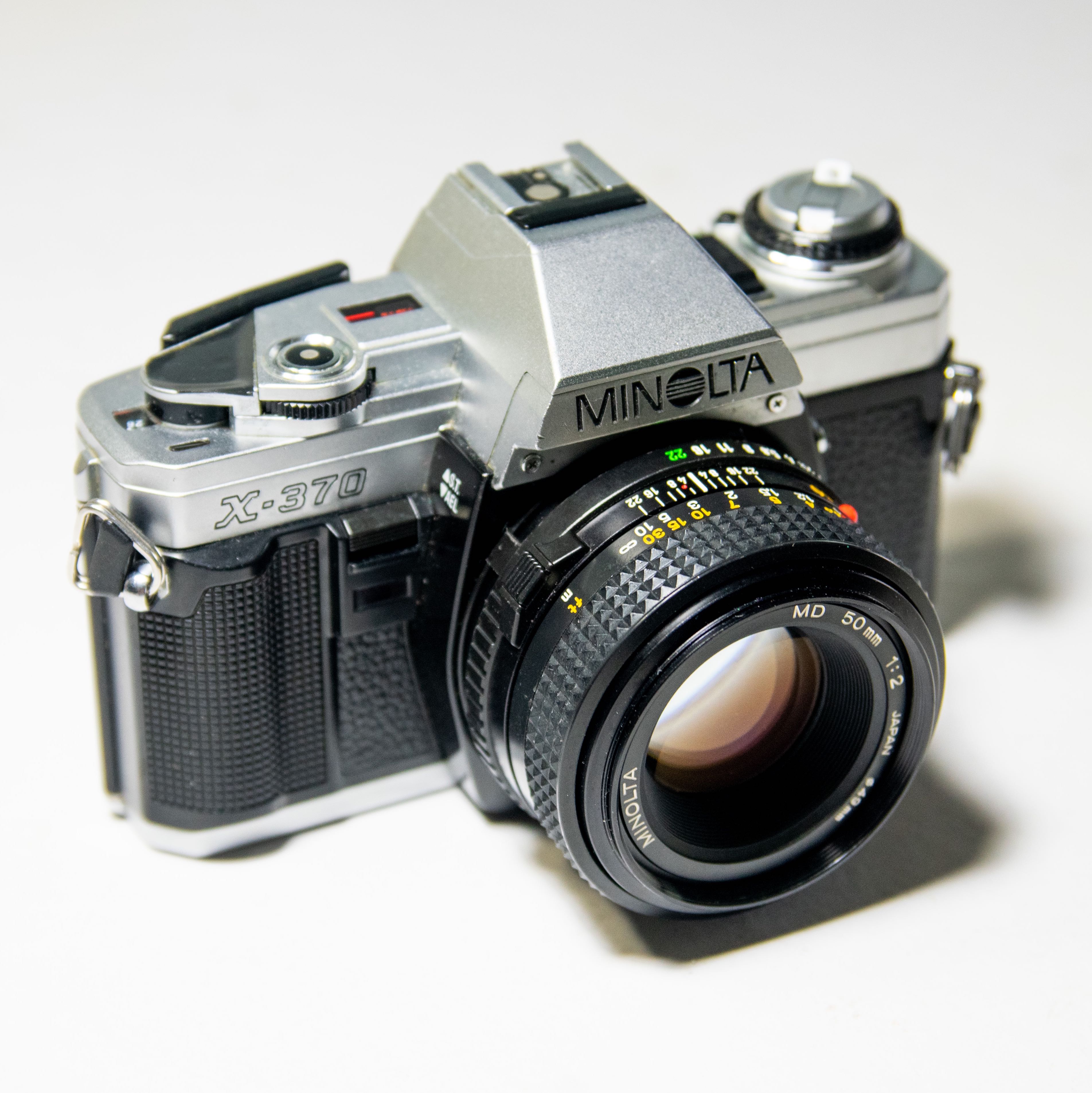 Minolta X370 & 50mm F2, Film SLR, Photography, Cameras on Carousell