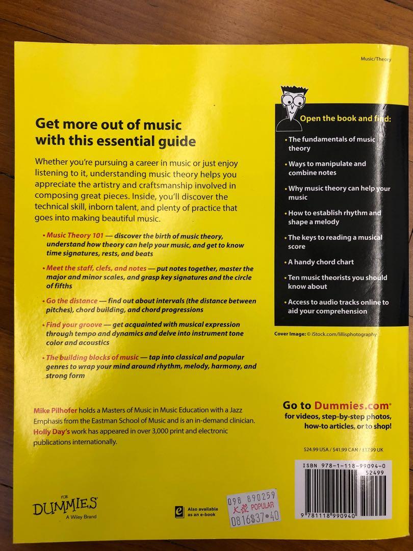 Music theory for Dummies, Hobbies & Toys, Books & Magazines, Assessment
