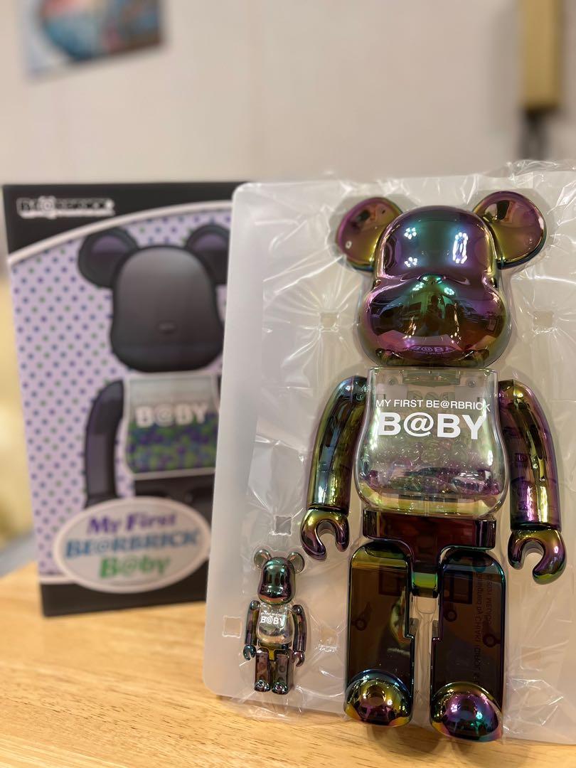 MY FIRST BE@RBRICK B@BY CLEAR BLACK