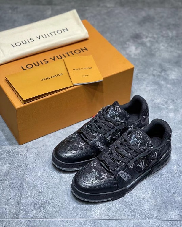 Louis Vuitton x Nigo x Human Made LV Trainer Sneakers - Black Sneakers,  Shoes - LVNOU20262