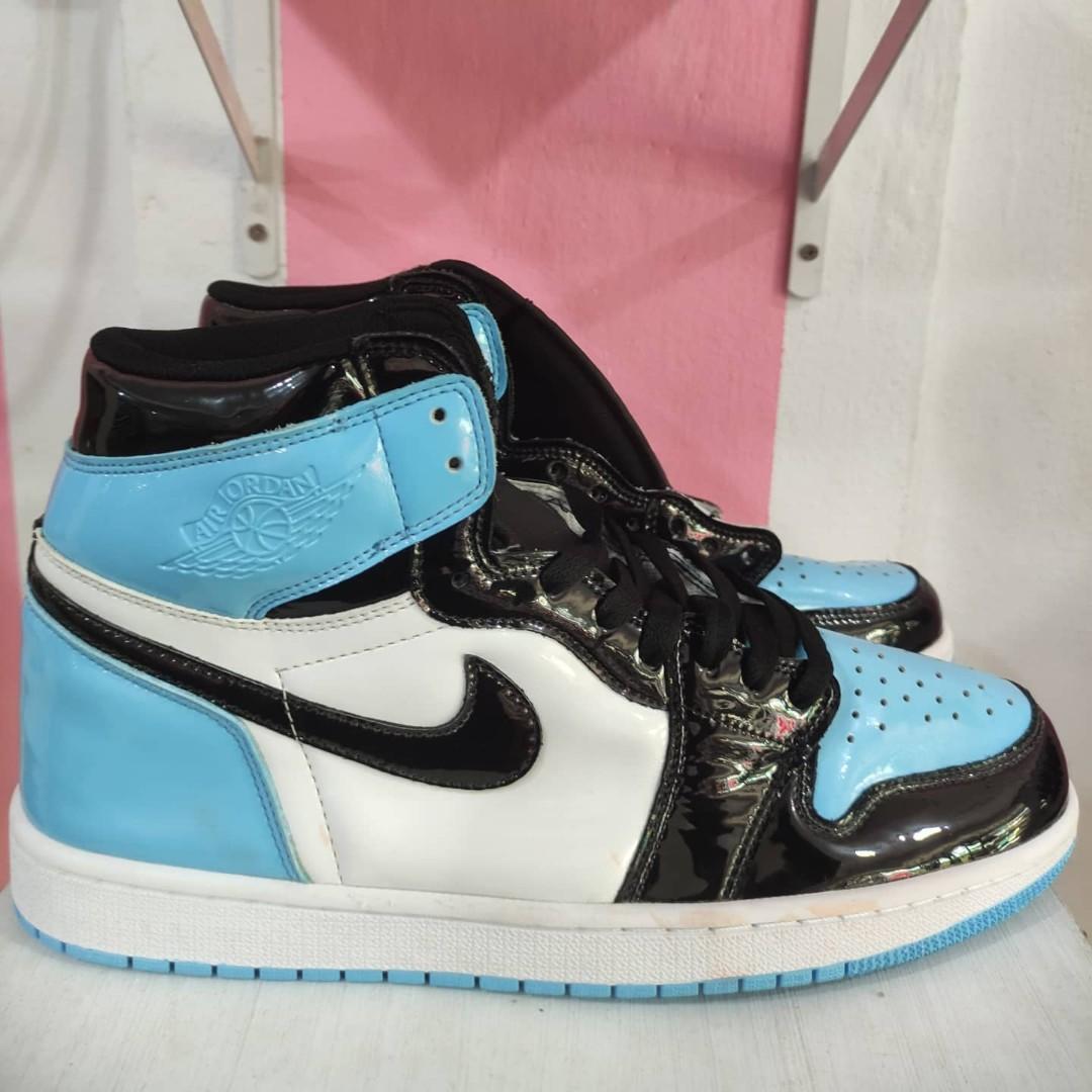 Nike air jordan 1 high Unc patent blue 