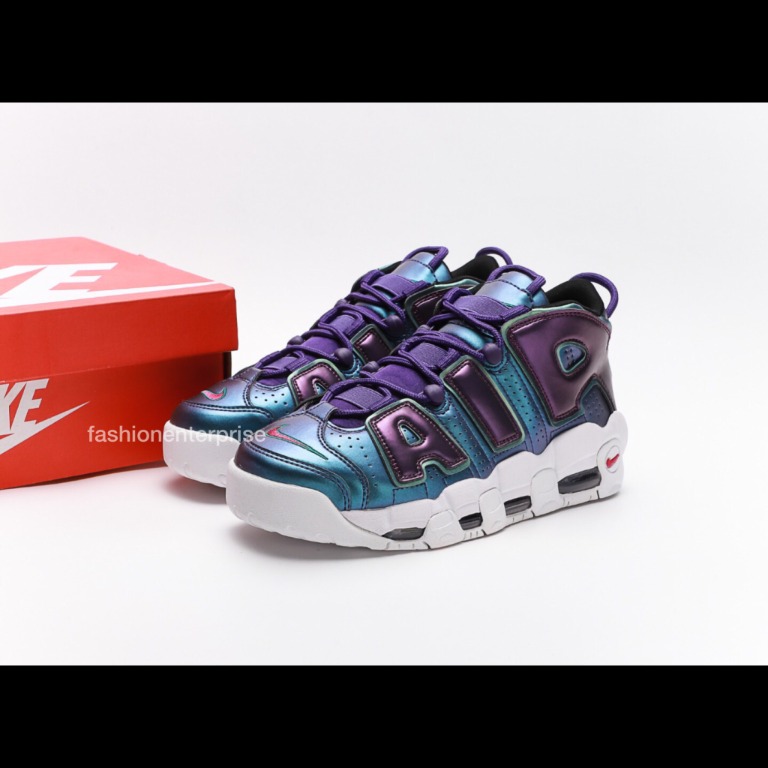 Nike Air More Uptempo Iridescent Purple Women s Fashion Footwear