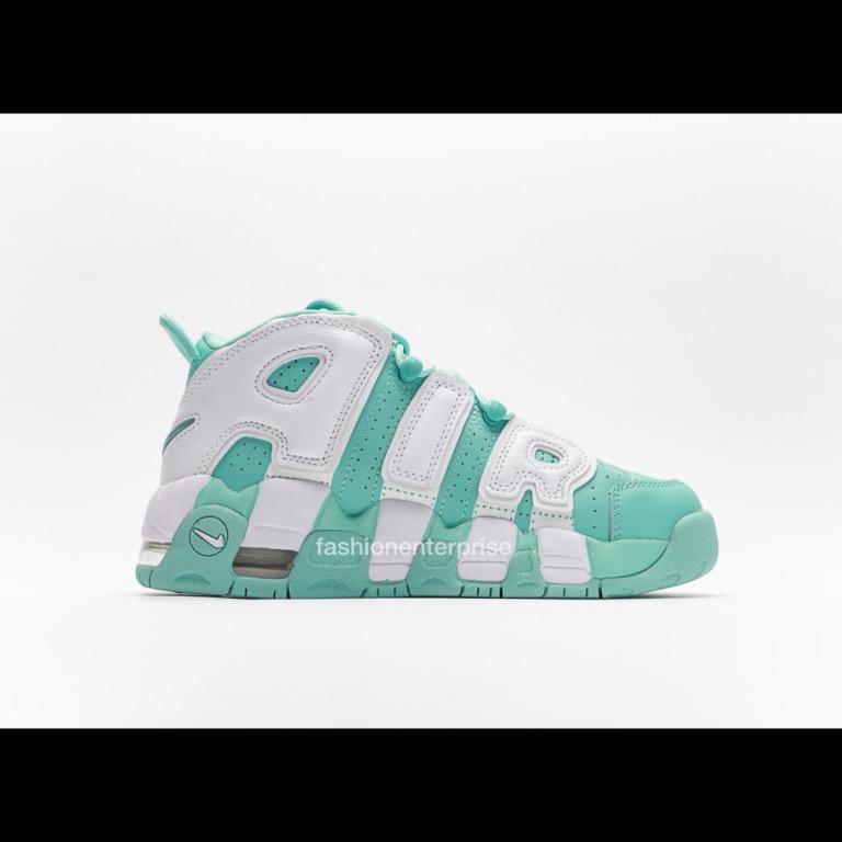 Nike uptempo island green sizes top