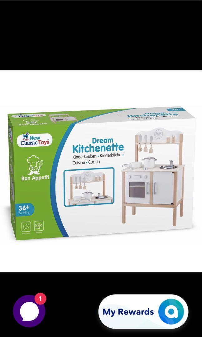 Nunukids Premium Wooden Europe Design Kitchen Set, Hobbies & Toys, Toys ...