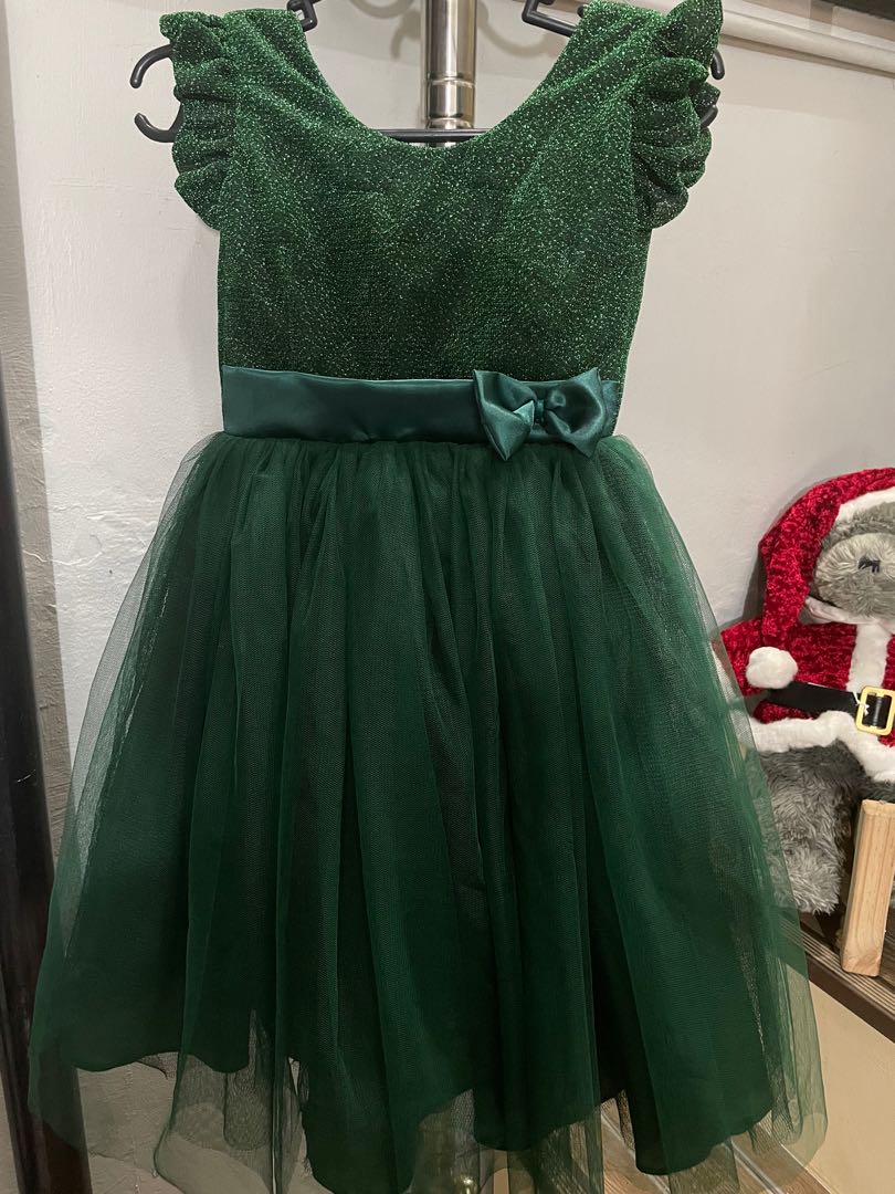 Olive green birthday gown, Babies 