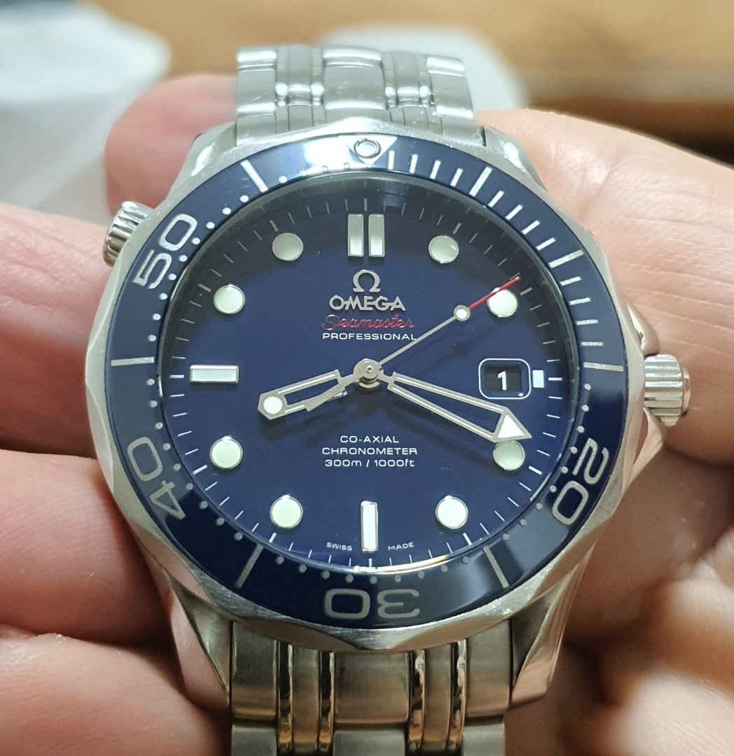 Omega seamaster best sale ceramic blue