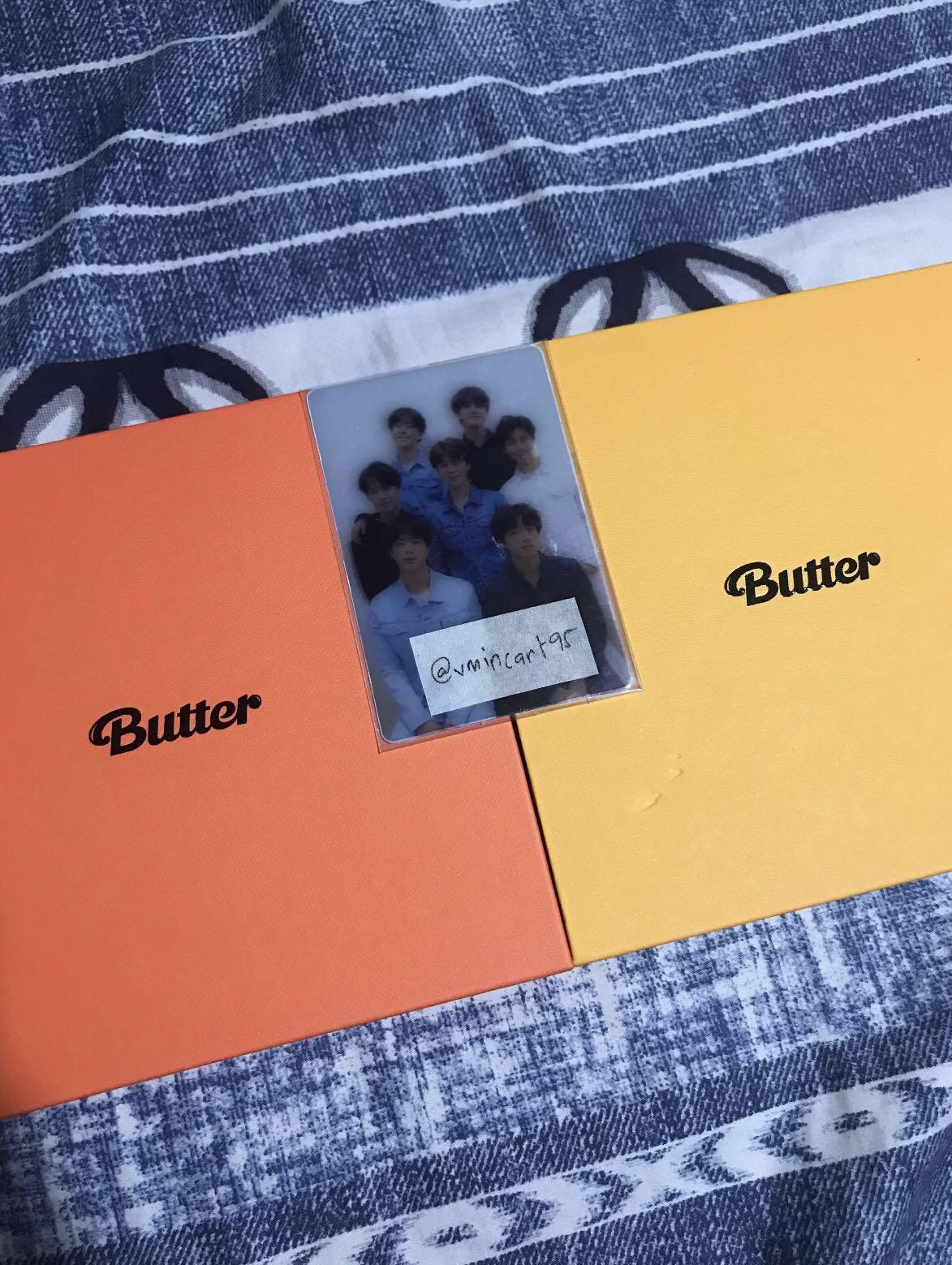 [Onhand] Unsealed BTS Butter Album set with message card, Hobbies