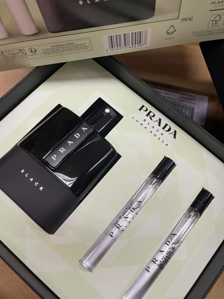 prada black set