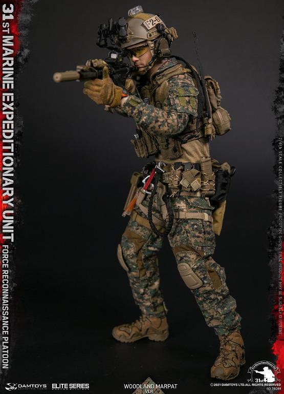 Pre-order 13 Dec / Q2-22】1/6 DAMTOYS 78089 林地迷彩版美軍第31海軍 