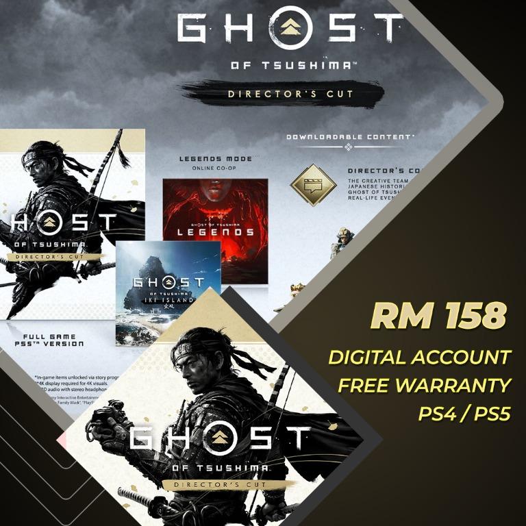 Ghost of hot sale tsushima digital ps4