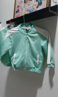 Puma Jacket Kids Green Turqoise sportwear