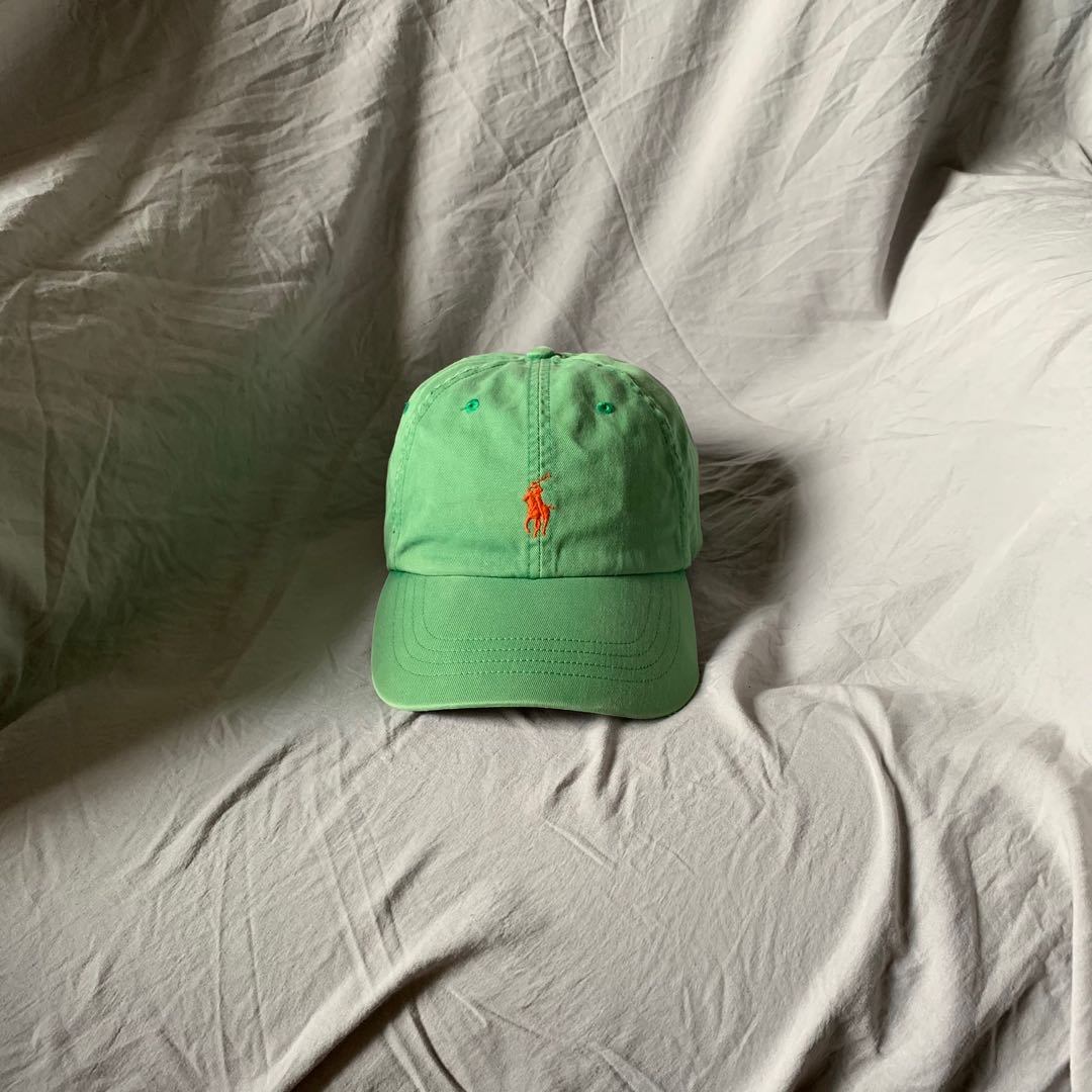 Ralph Lauren Green and Orange Pony Leather Strap Men s Fashion