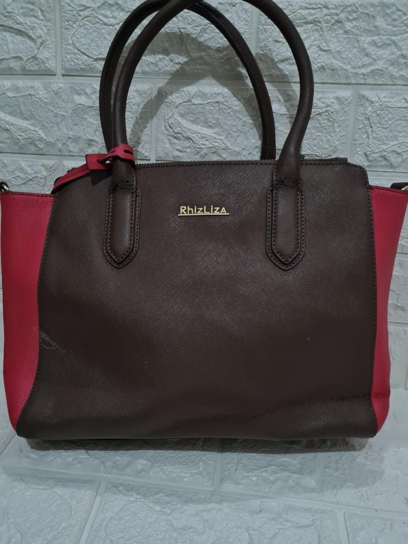 RhizLiza Leather Hobo bag | Shopee Philippines