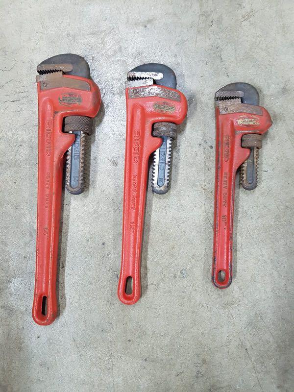Ridgid pipe top wrench set