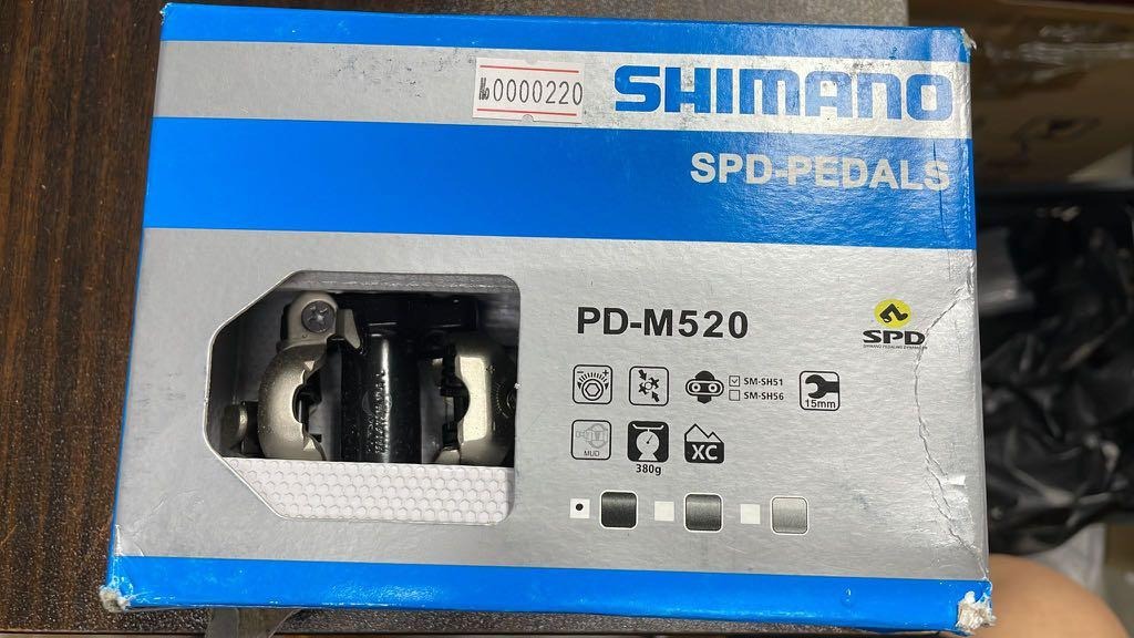 Populair residu Verfijning SHIMANO SPD 腳踏-PD-M520, 運動產品, 單車及配件, 單車- Carousell