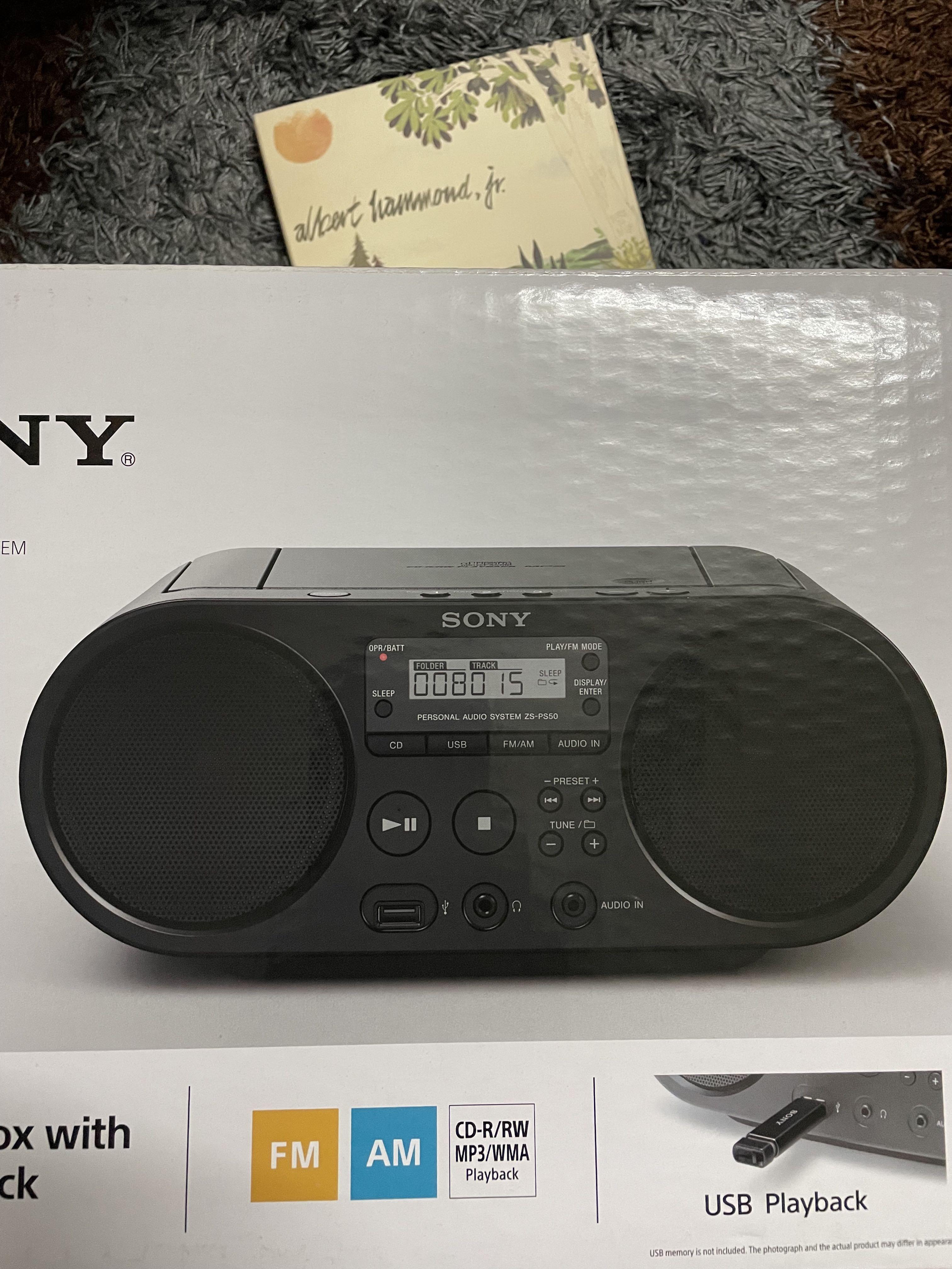SONY BOOMBOX CD Player ZSPS50, Audio, Portable Music Players on Carousell